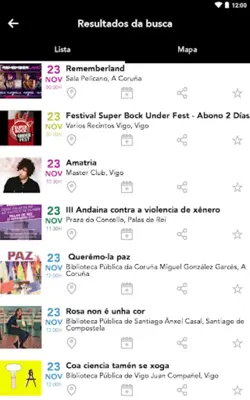 Axenda Cultura android App screenshot 2